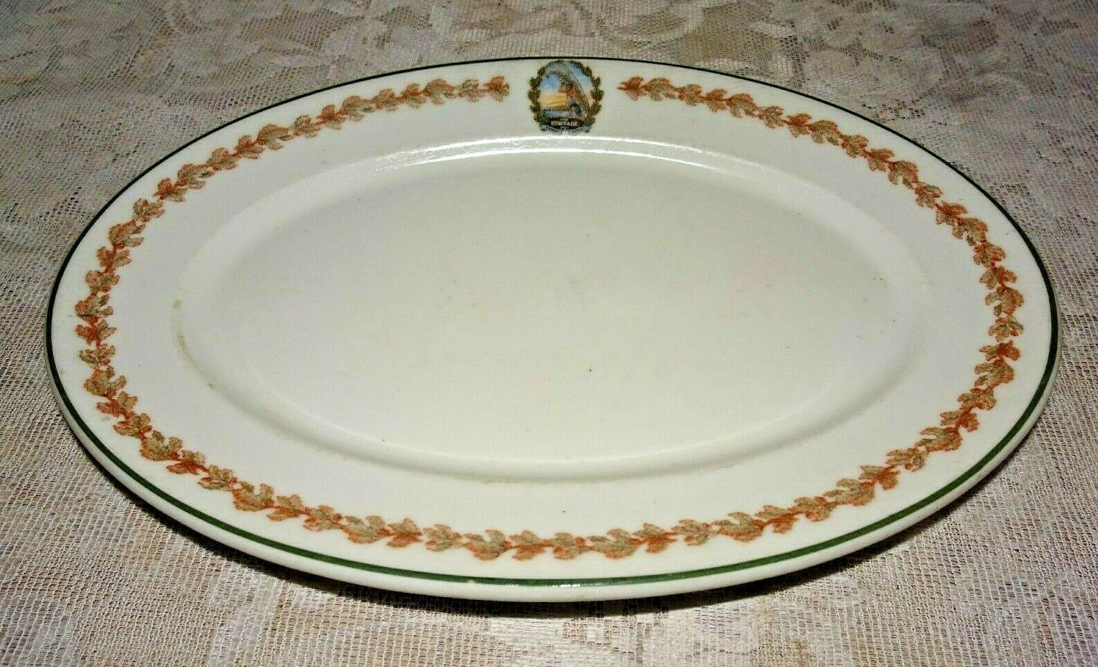 Vintage Portage Hotel Akron Ohio Syracuse Restaurant Ware China Serving Platter