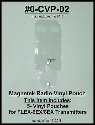 Magnetek Clear Vinyl Pouch Remote Control Transmitters Flex 6ex 8ex Units
