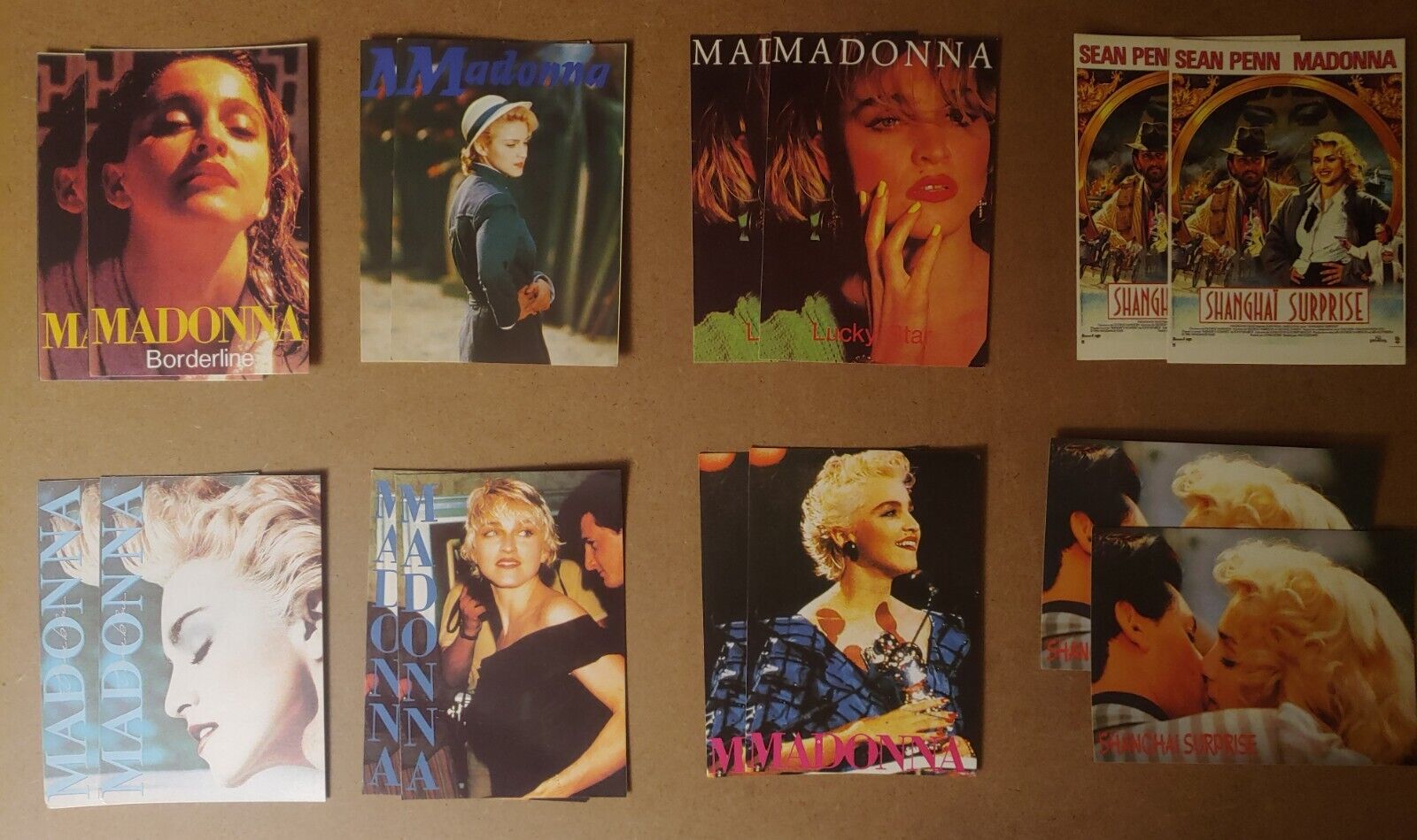Madonna Vintage Postcard Lot Of 16
