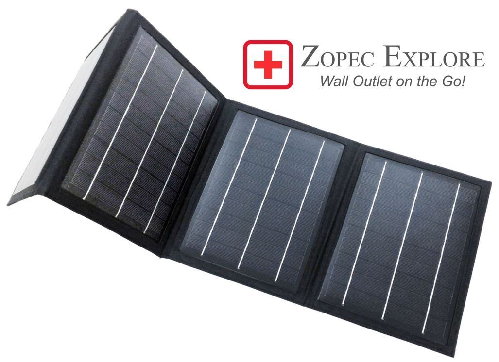 Zopec Photons 40lite Smart Solar Charger. Type C Pd60w. Qc3.0 Usb Outputs.