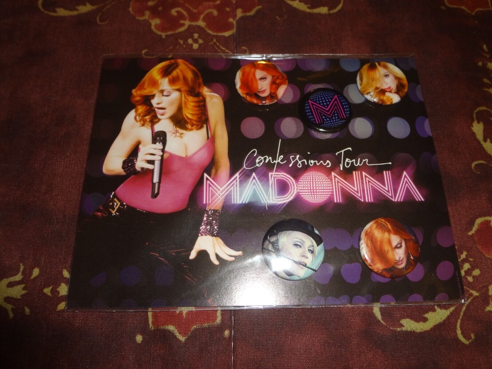 Madonna Confessions Tour Official Button Set