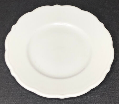 Syracuse China "dawn" Winthrop Scalloped Shape White 5.5” Bread & Butter Plate(s