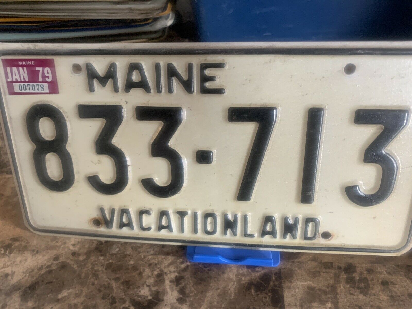 1979 Maine⚡️antique Or Vintage Licence Plate