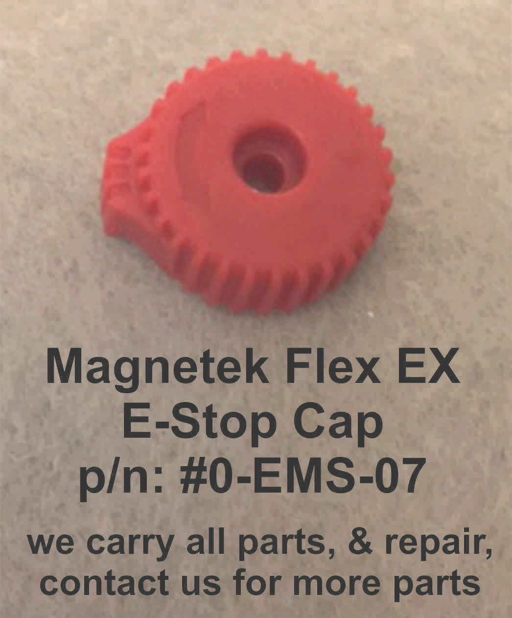 Magnetek Red Estop Cap Button Flex Transmitter Remote 4ex2 6ex2 8ex2 12ex E-stop
