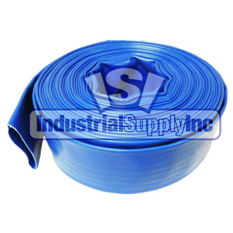 Water Discharge Hose | 2" | Blue | Import | 300 Ft | Without Fittings