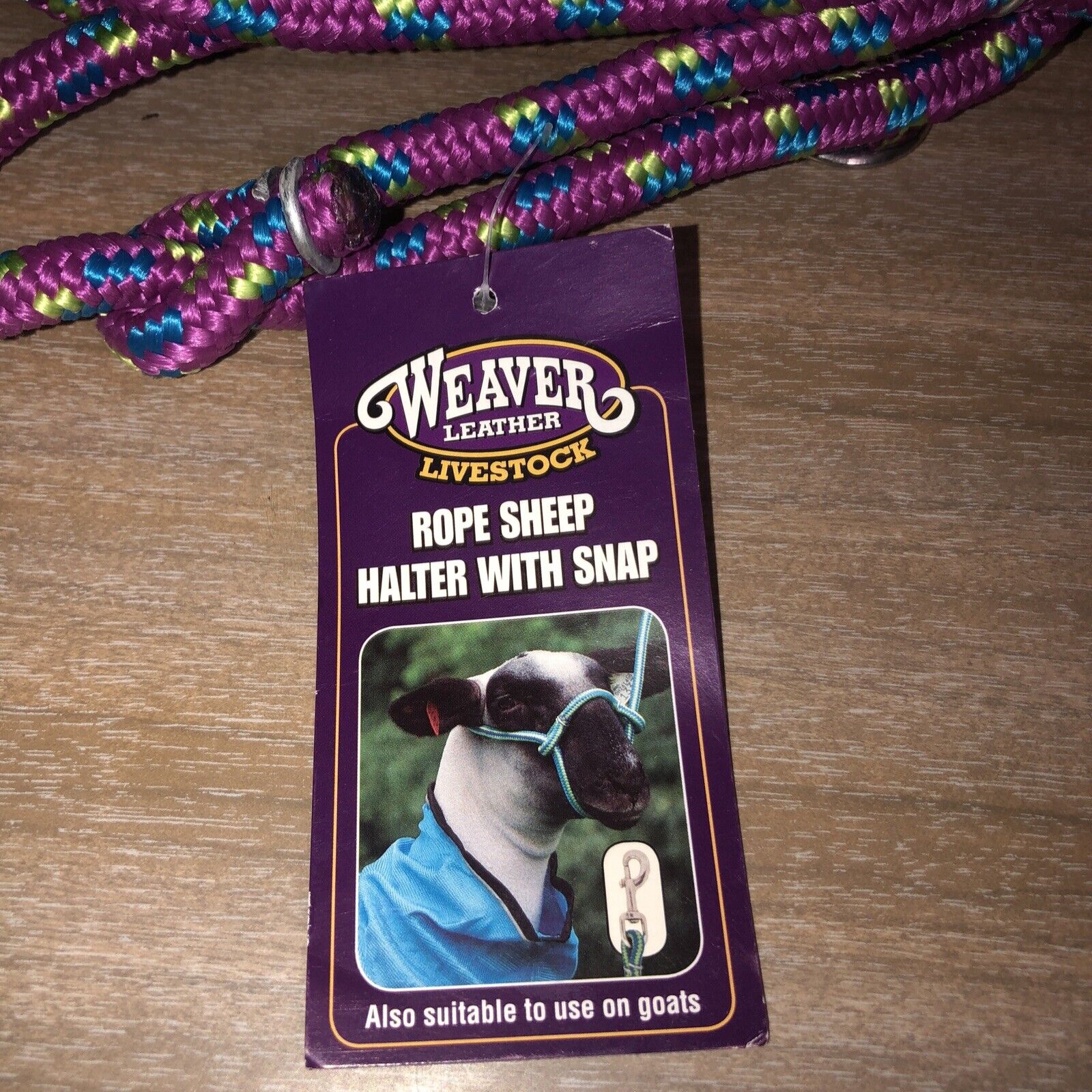 Weaver Leather Livestock Rope Sheep Halter With Snap