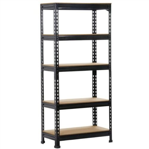 Heavy Duty Storage Rack 5 Level Adjustable Shelves Garage Steel Metal Shelf Unit